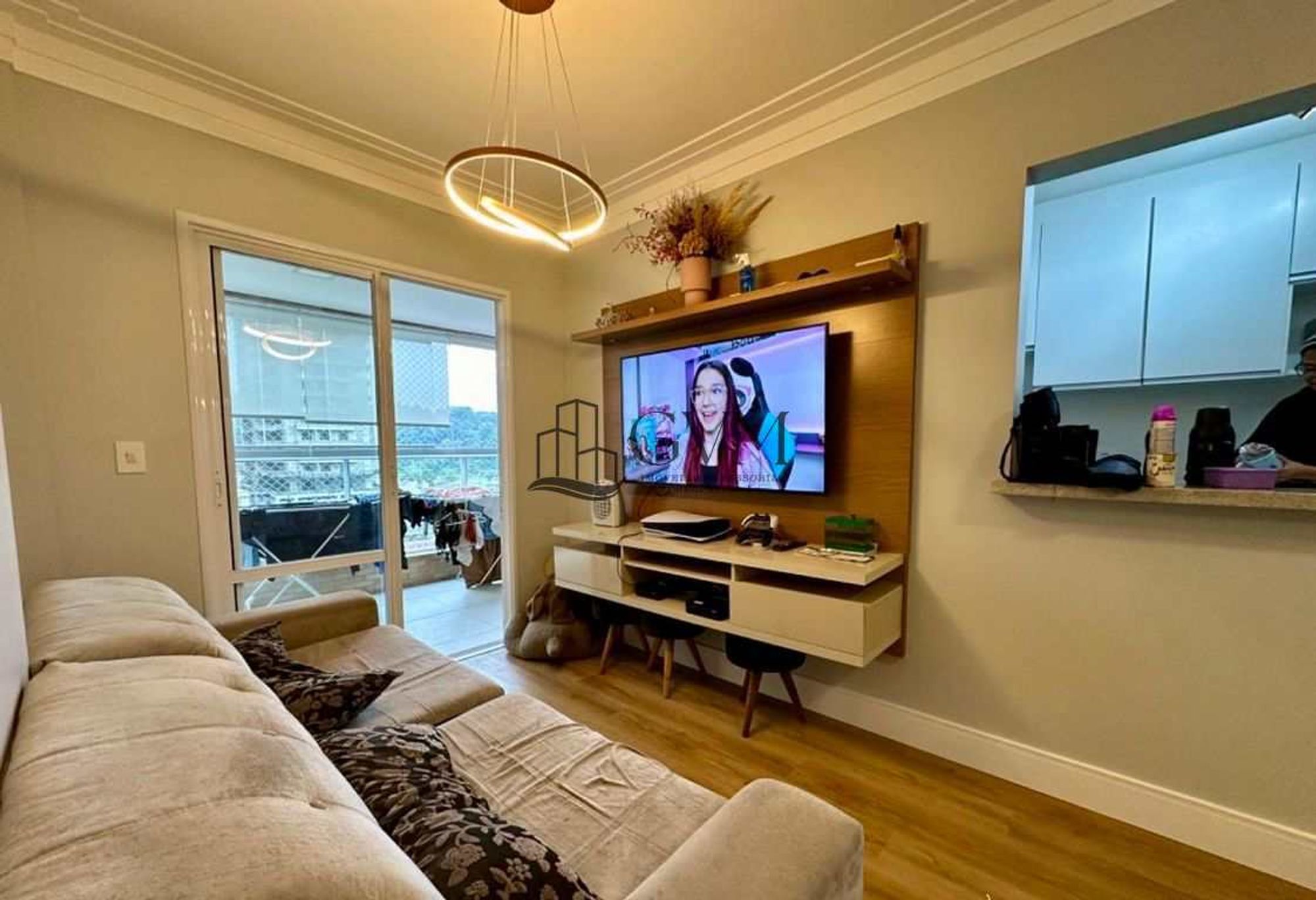Interior do imóvel Apartamento Mobiliado com 2 quartos à venda no Canto do Forte em Praia Grande