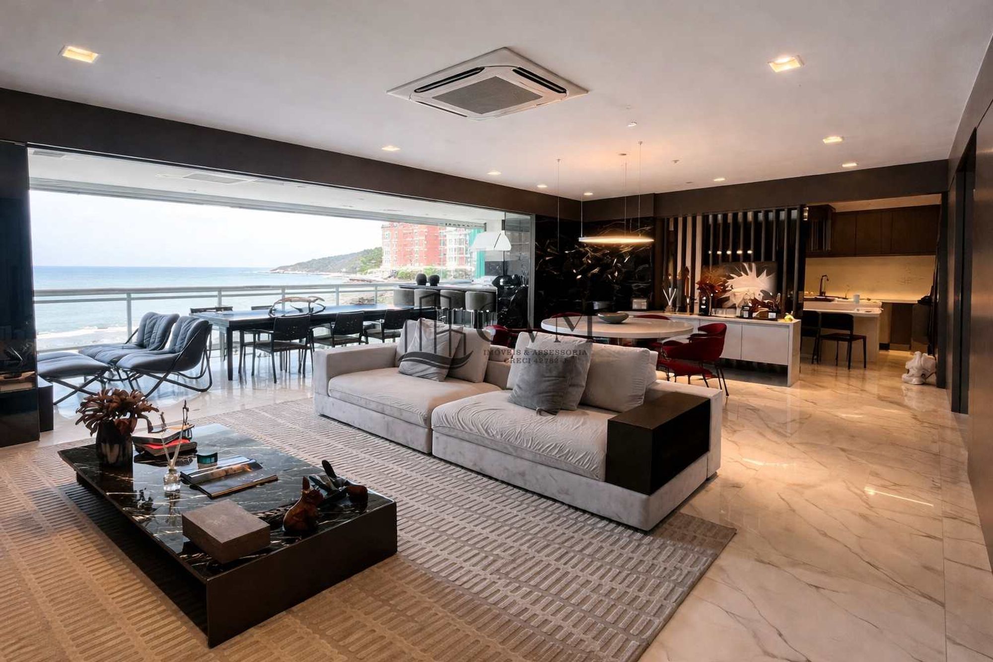 Interior do imóvel Apartamento com 3 quartos, Canto do Forte, Praia Grande