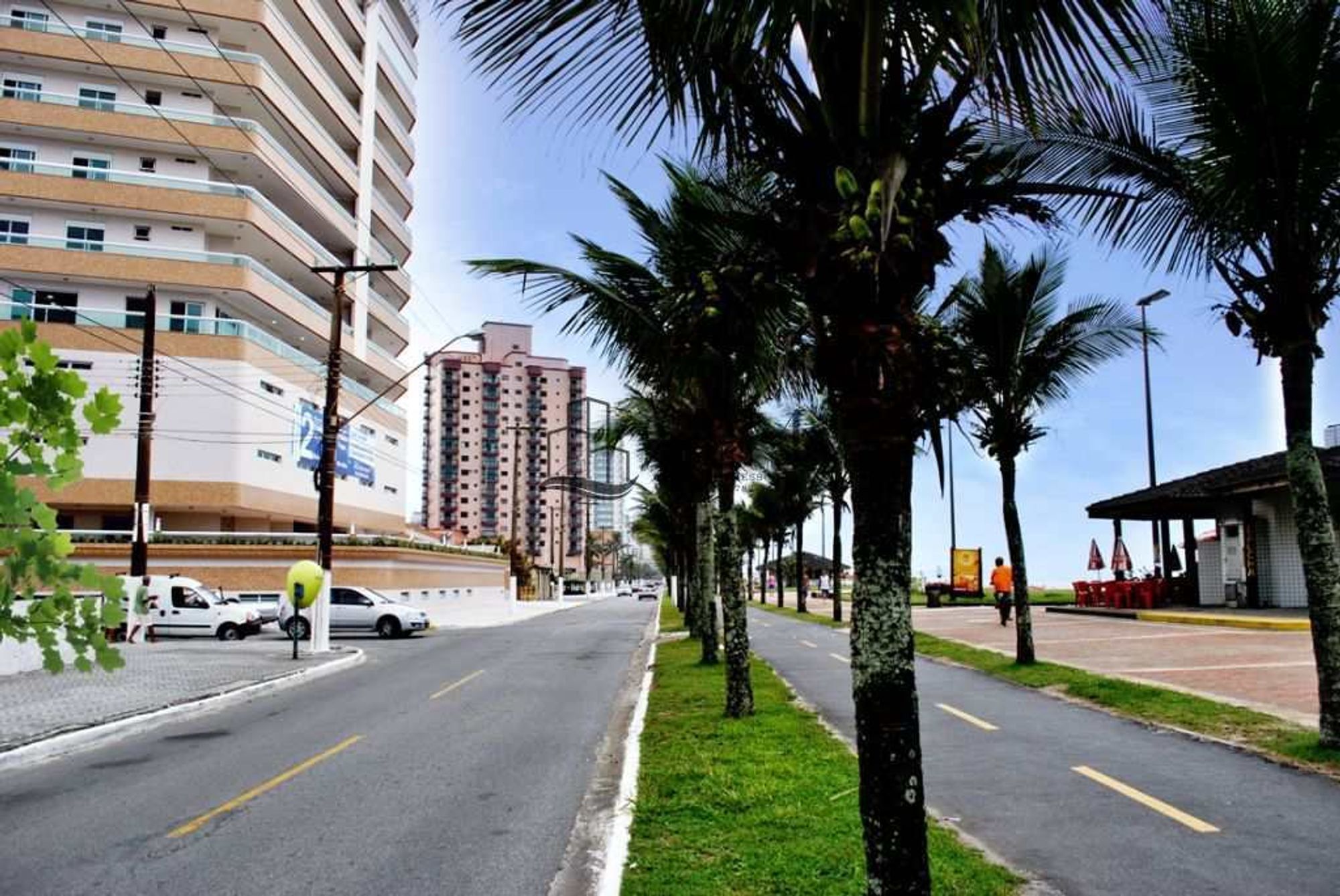 Interior do imóvel Apartamento com 3 quartos sendo suítes - Caiçara - Praia Grande/SP