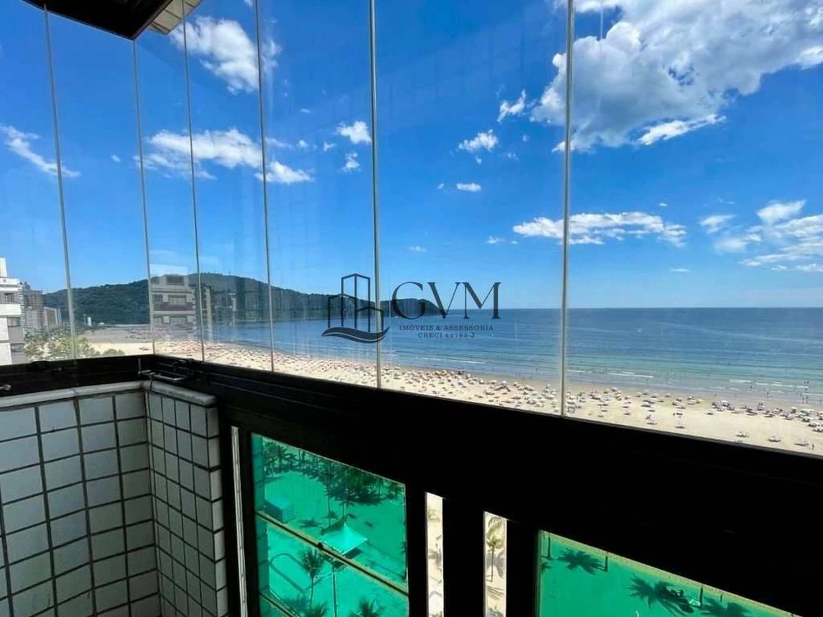Foto principal do imóvel Apartamento frente mar com 3 quartos à venda no Boqueirão em Praia Grande em Boqueirão