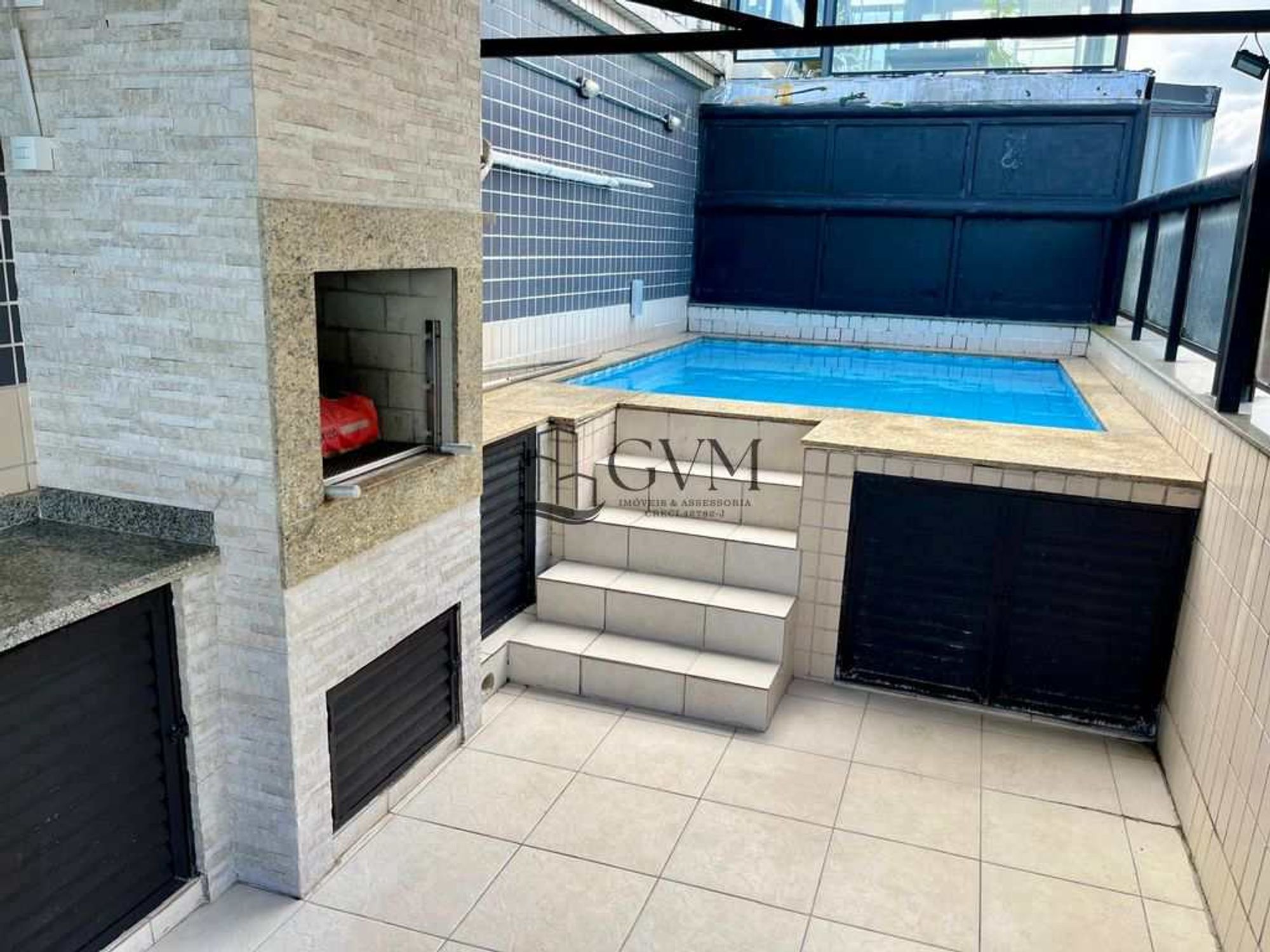 Ambiente do imóvel Cobertura frente ao mar com 3 quartos á venda na Guilhermina em Praia Grande