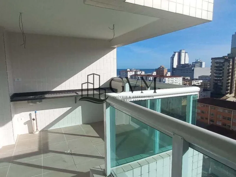 Interior do imóvel Apartamento com 2 quartos, Canto do Forte, Praia Grande