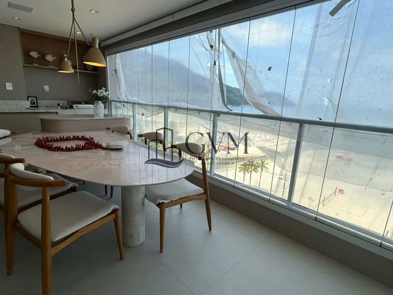 Interior do imóvel Apartamento com 3 quartos, Canto do Forte, Praia Grande