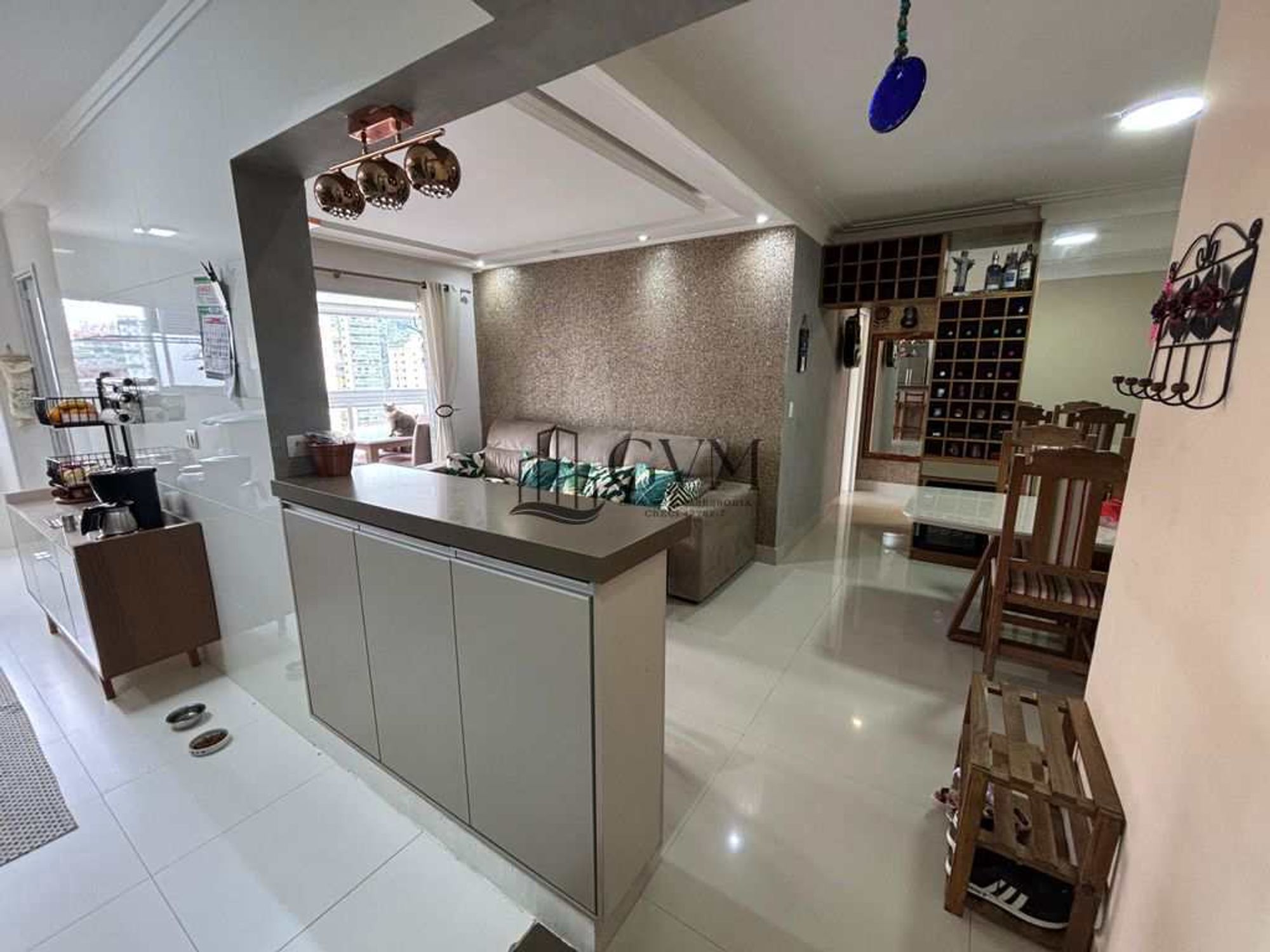 Foto 5 do imóvel Apartamento com vista mar de 2 quartos á venda no Canto do Forte em Praia Grande