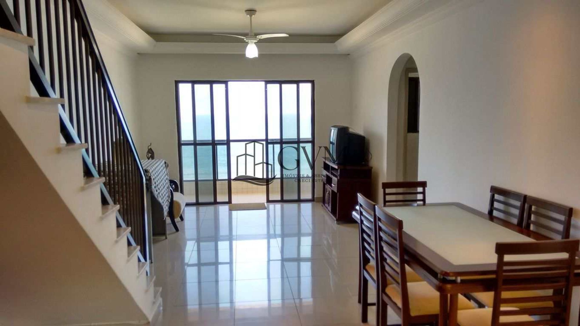 Interior do imóvel Cobertura com 3 quartos, Canto do Forte, Praia Grande