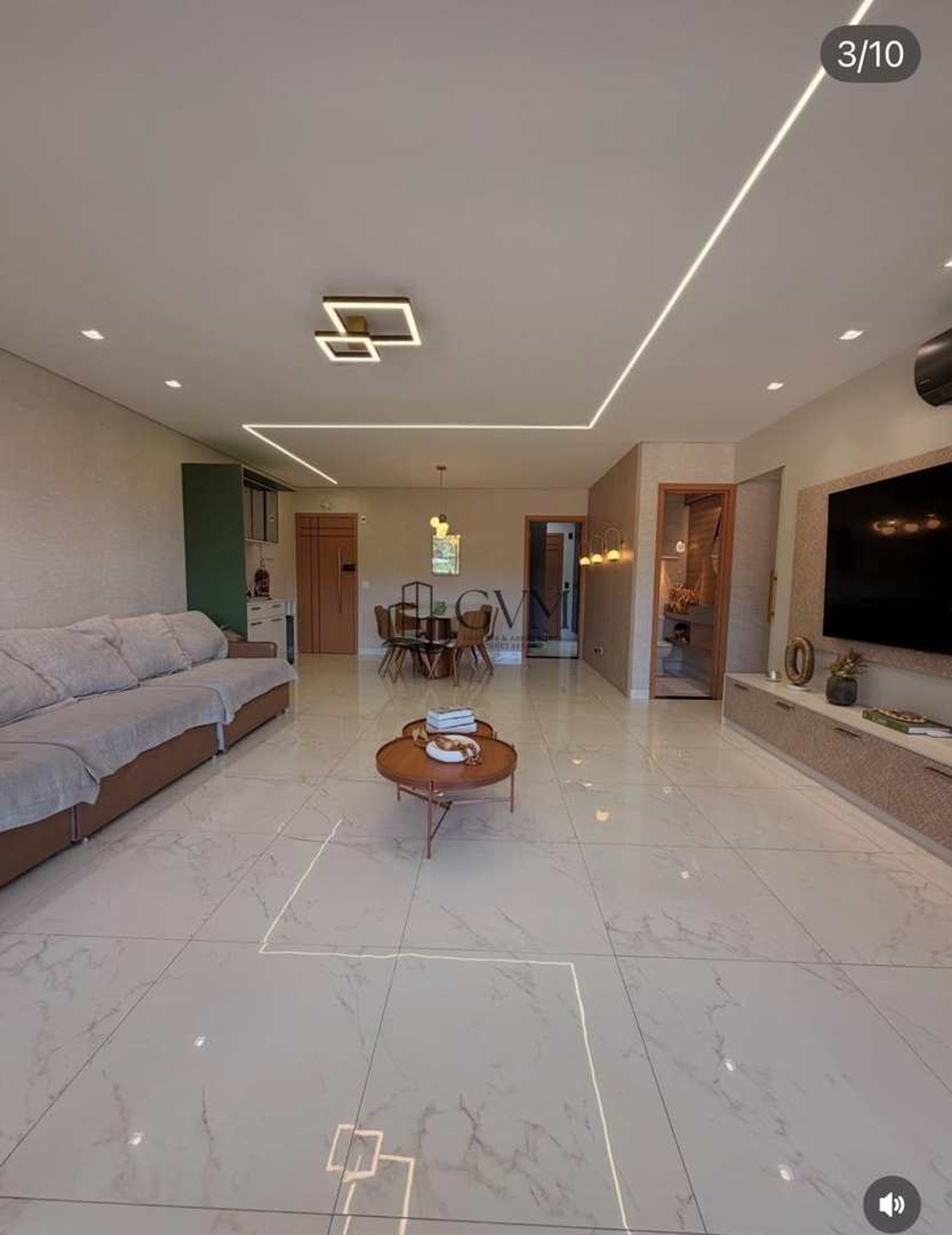 Ambiente do imóvel Apartamento com 3 quartos, Canto do Forte, Praia Grande