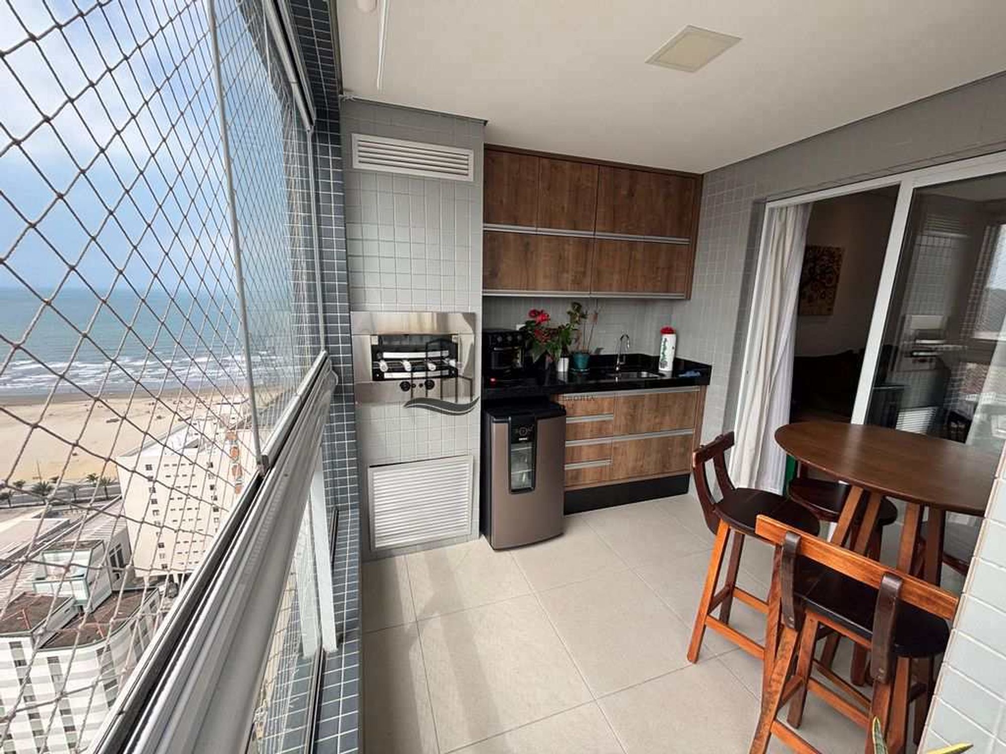 Foto 5 do imóvel Apartamento vista mar com 2 quartos á venda no Boqueirão em Praia Grande