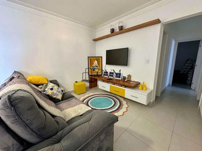 Ambiente do imóvel Apartamento com 3 quartos, mobiliado, á venda no Canto do Forte em Praia Grande