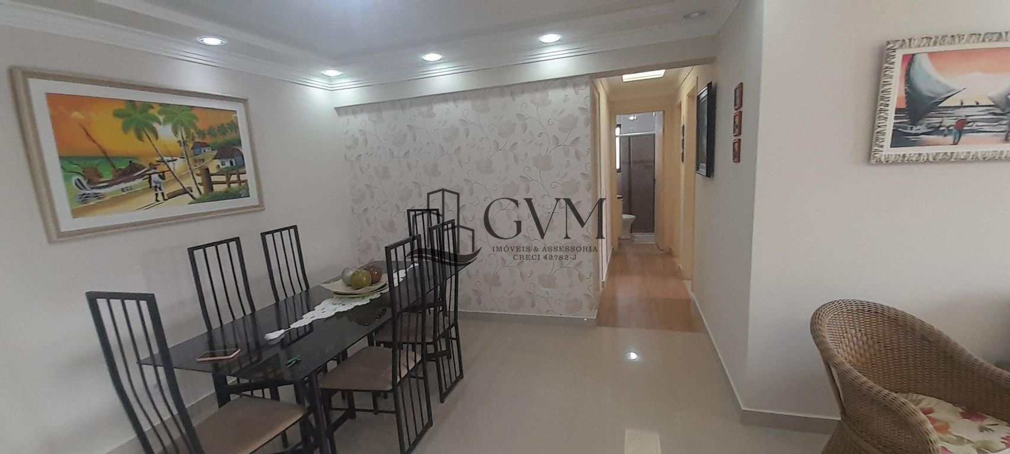 Ambiente do imóvel Apartamento frente mar com 3 quartos á venda na Guilhermina em Praia Grande