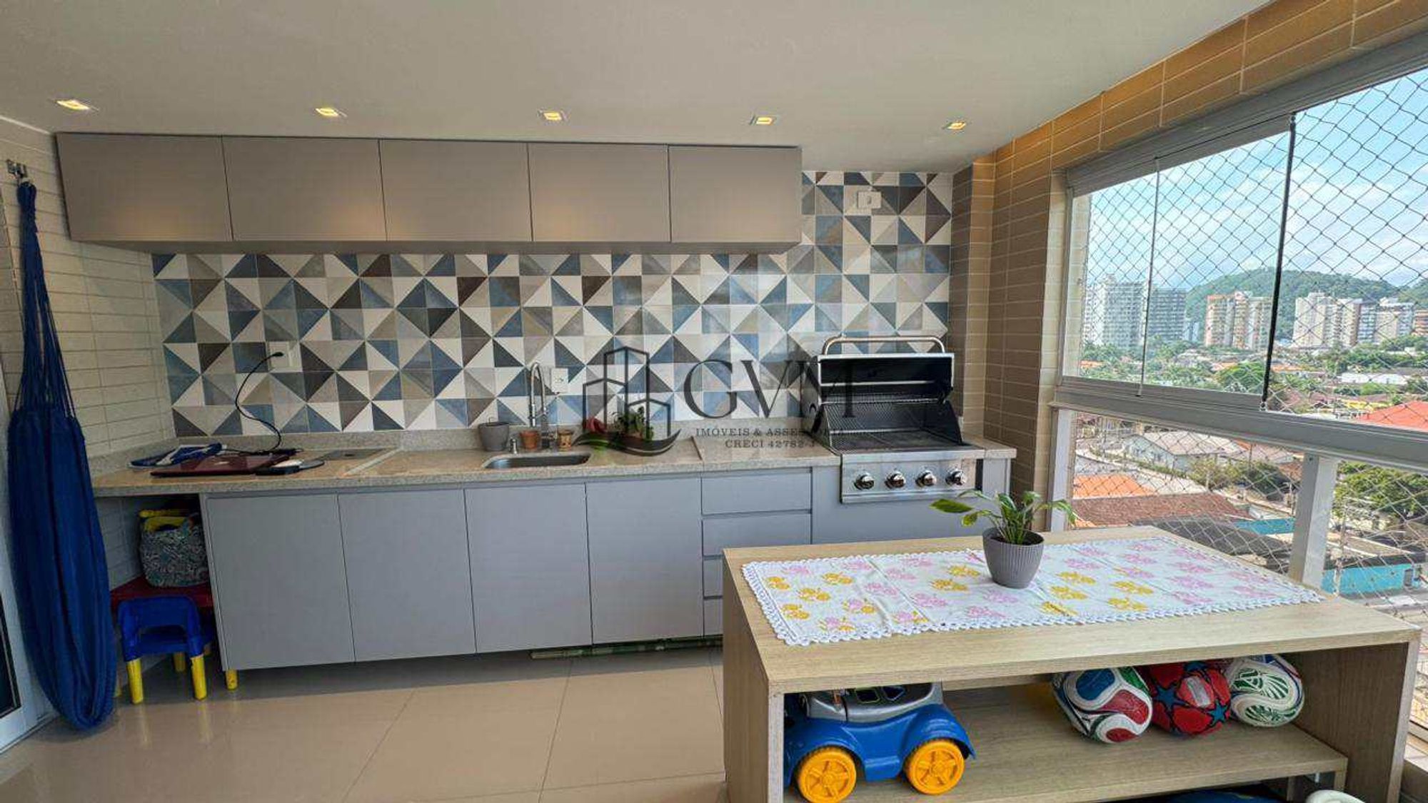 Ambiente do imóvel Apartamento com 3 quartos, Canto do Forte, Praia Grande