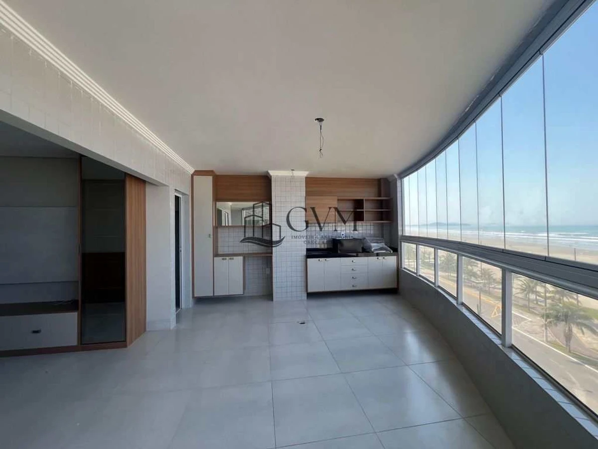 Foto principal do imóvel Apartamento com 2 quartos frente mar á venda no Caiçara em Praia Grande em Vila Caiçara