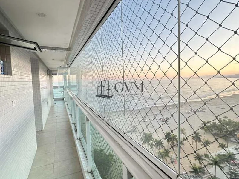 Interior do imóvel Apartamento com 3 quartos, Canto do Forte, Praia Grande