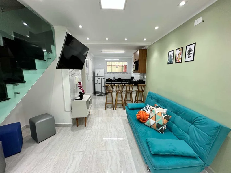 Ambiente do imóvel Casa de Condomínio com 2 quartos, Tupi, Praia Grande