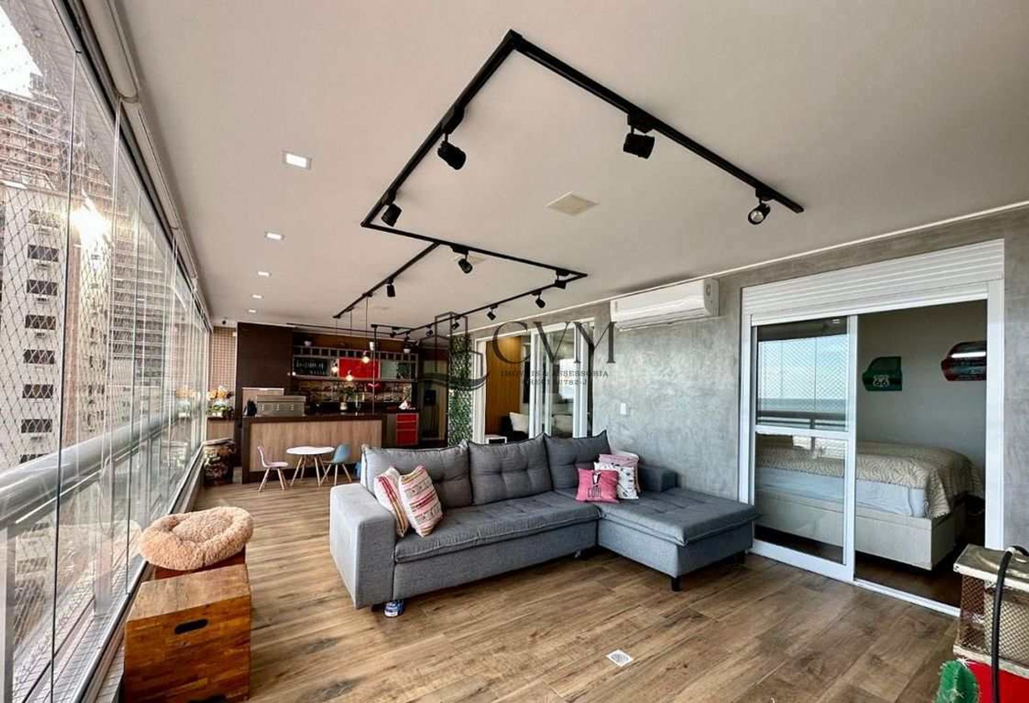 Foto 6 do imóvel Apartamento Vista Mar com 4 quartos à venda no Canto do Forte em Praia Grande