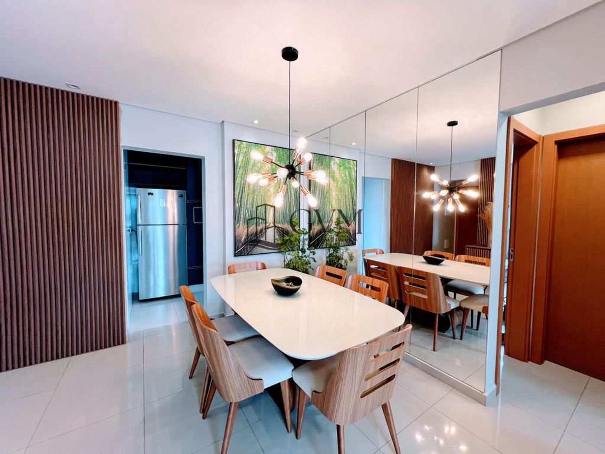 Ambiente do imóvel Apartamento com 2 suítes vista mar á venda no Boqueirão em Praia Grande