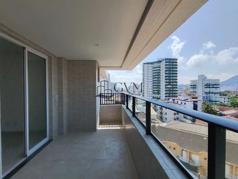 Interior do imóvel Apartamento com 2 quartos, Guilhermina, Praia Grande