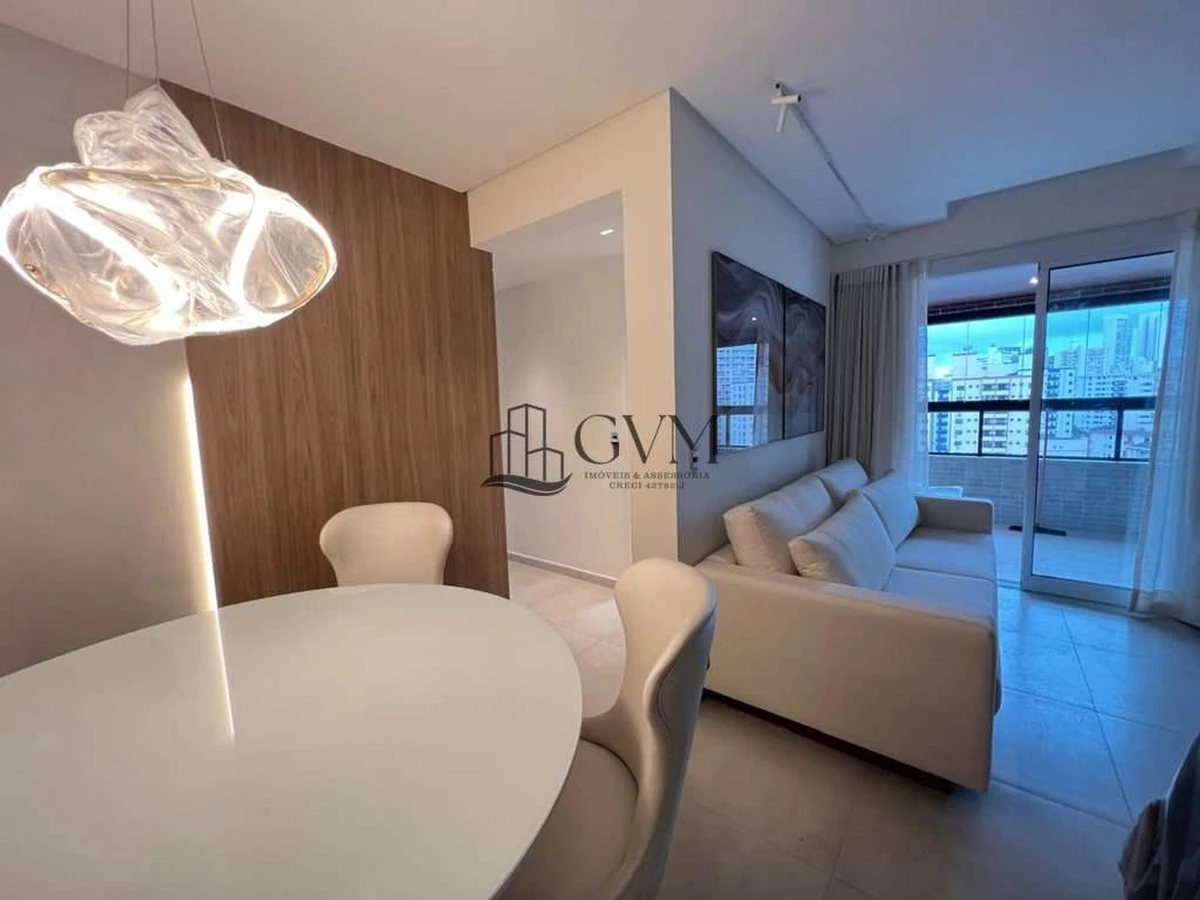Foto principal do imóvel Apartamento mobiliado com 2 quartos á venda na Guilhermina em Praia Grande em Guilhermina
