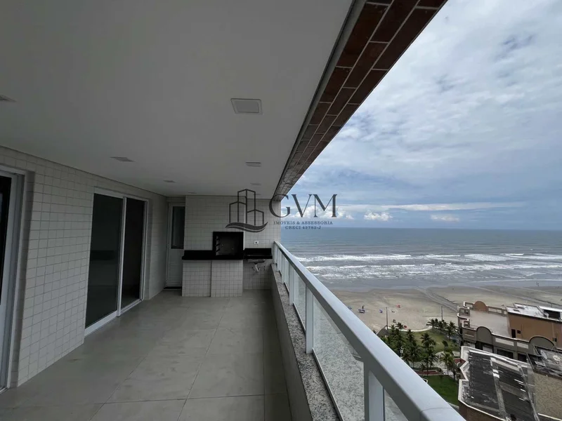 Interior do imóvel Apartamento com 3 quartos, Caiçara, Praia Grande