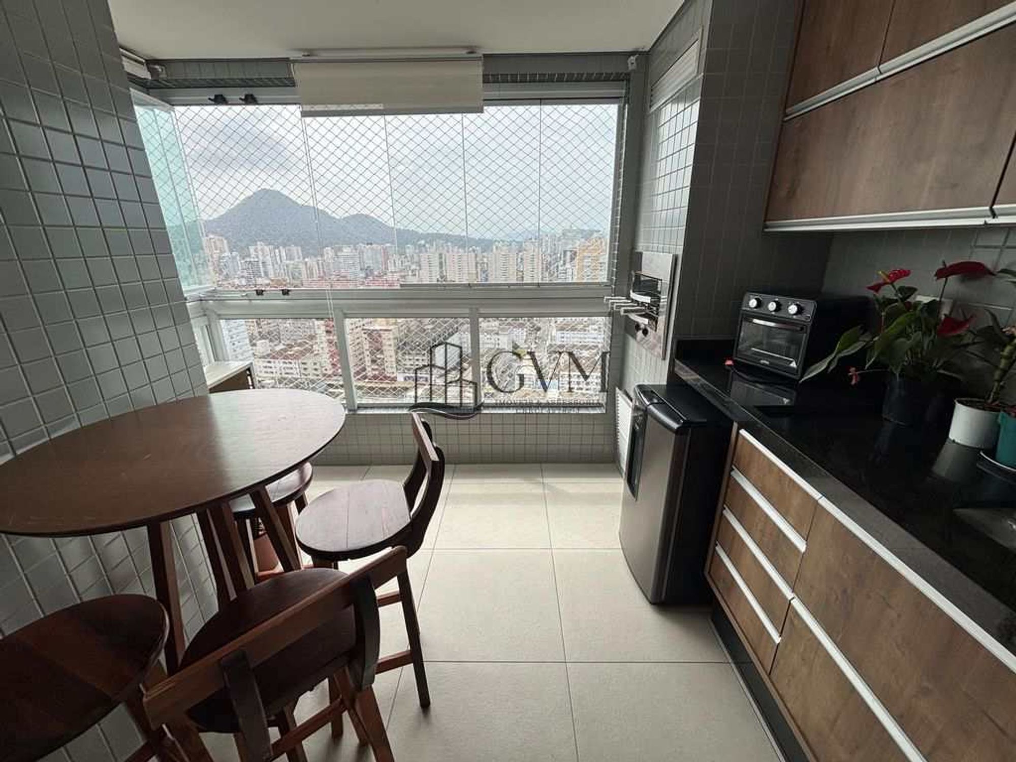 Ambiente do imóvel Apartamento vista mar com 2 quartos á venda no Boqueirão em Praia Grande