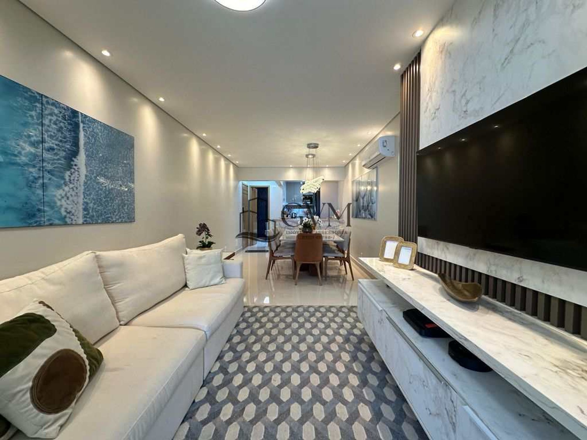 Foto 5 do imóvel Apartamento vista mar no Canto do Forte em Praia Grande/SP