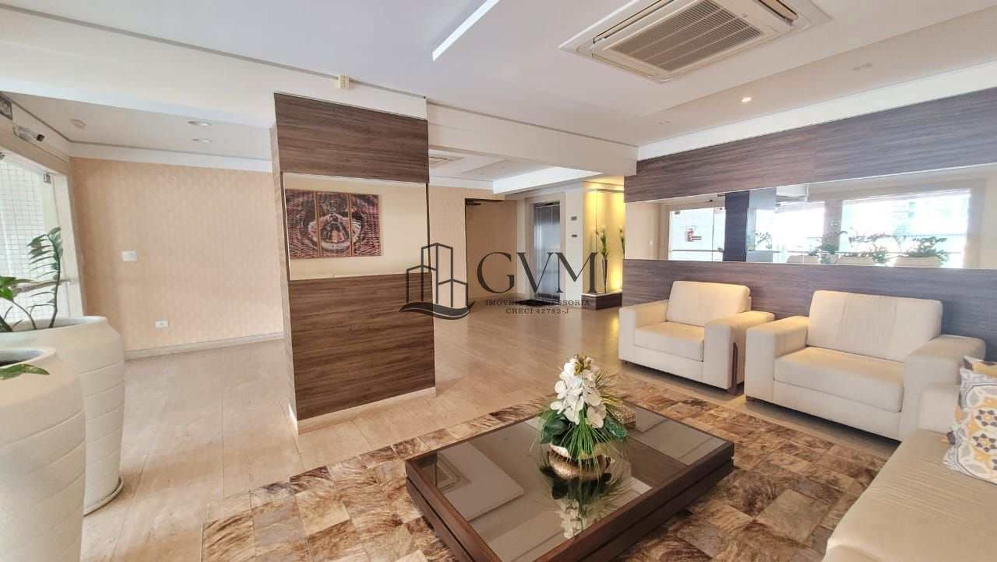 Interior do imóvel Apartamento com 3 quartos, Canto do Forte, Praia Grande