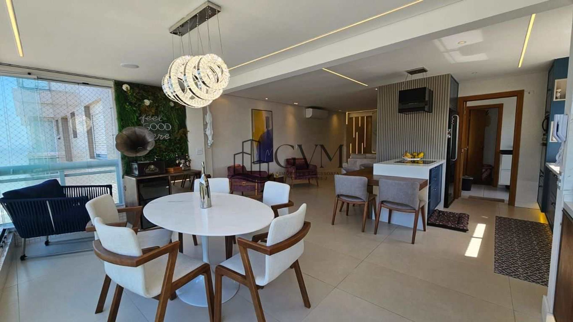 Ambiente do imóvel Apartamento com 3 quartos sendo suítes, Canto do Forte - Praia Grande/SP