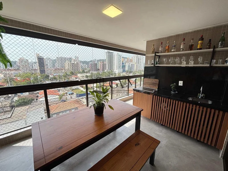 Ambiente do imóvel Apartamento com 3 quartos, Canto do Forte, Praia Grande