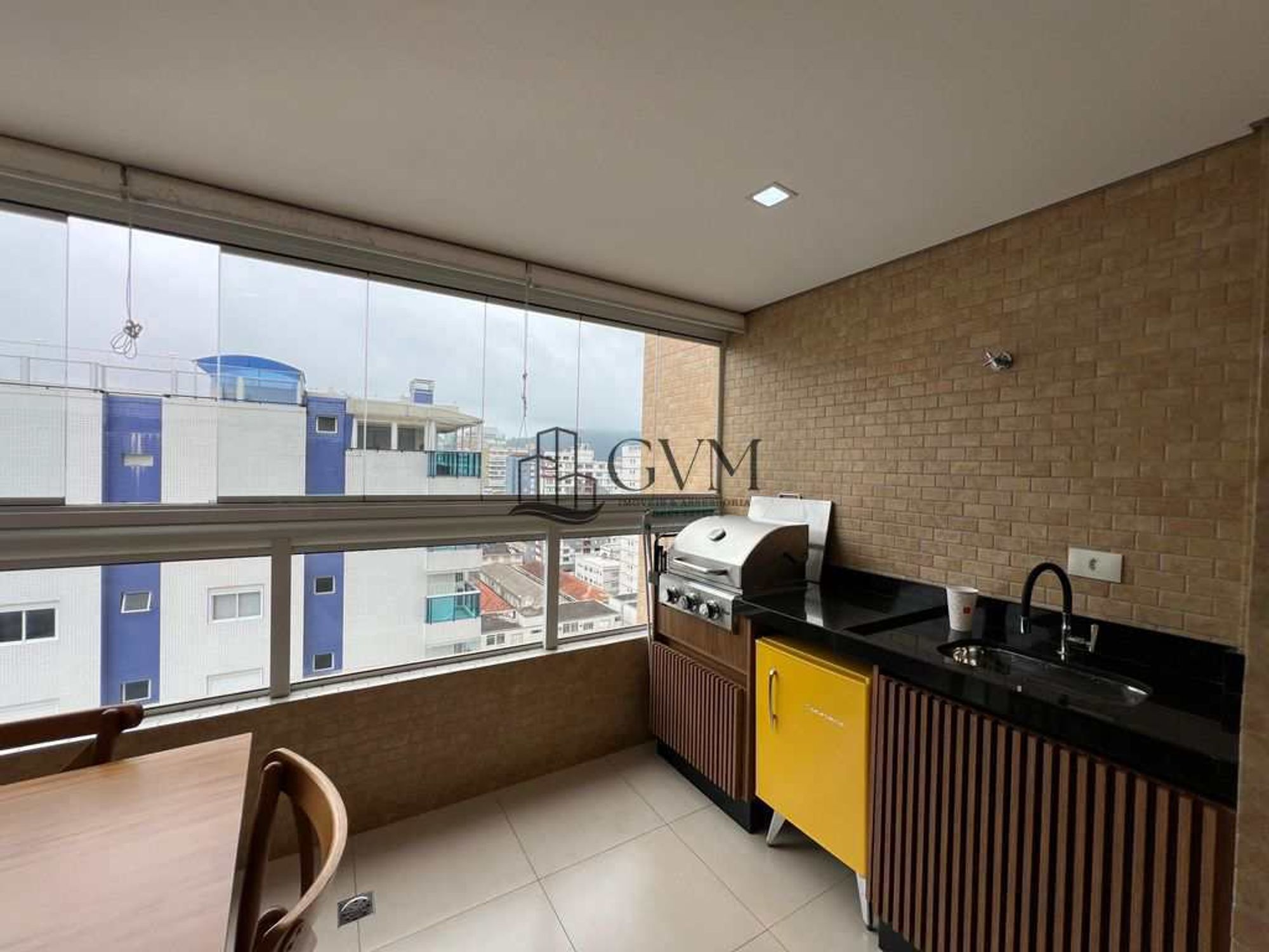 Foto 6 do imóvel Apartamento com 2 suítes vista mar á venda no Boqueirão em Praia Grande