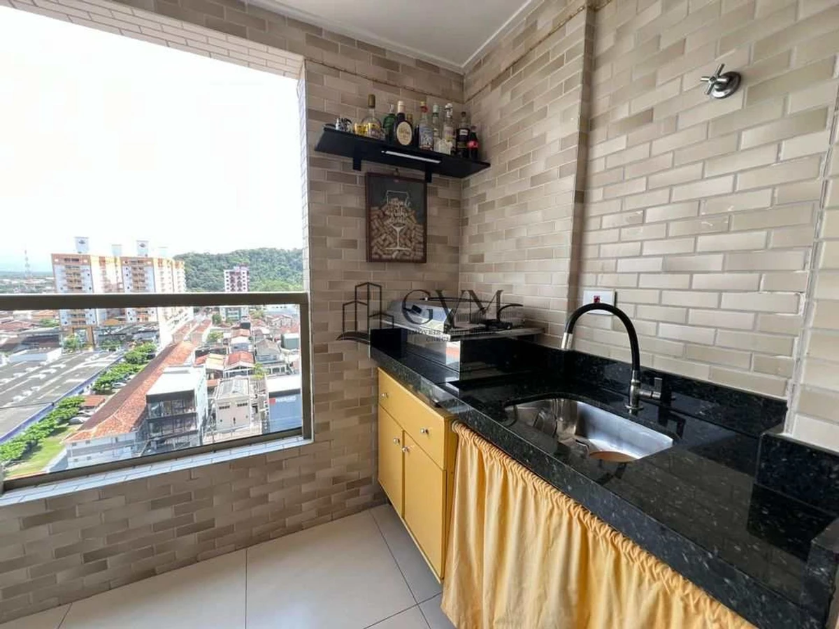 Foto principal do imóvel Apartamento de 2 dormitórios , sacada gourmet e vista panorâmica. em Canto do Forte