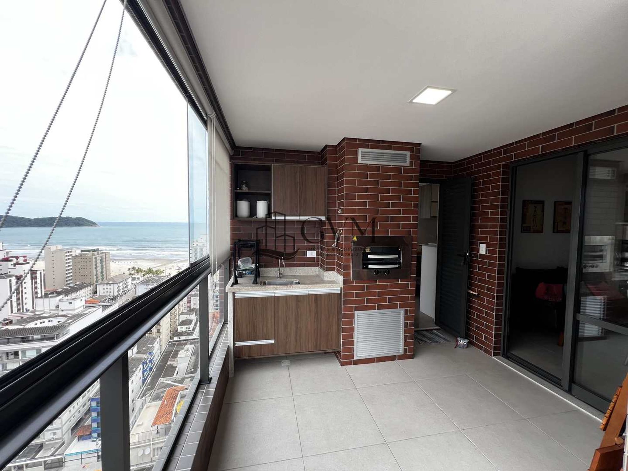 Interior do imóvel Apartamento com 2 quartos, Guilhermina, Praia Grande