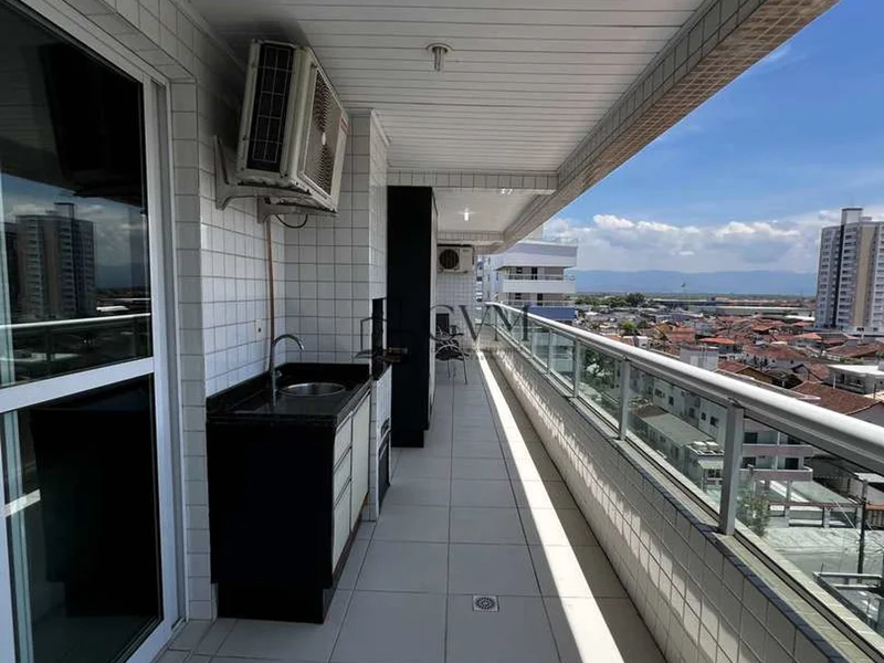 Interior do imóvel Apartamento com 2 quartos, Guilhermina, Praia Grande