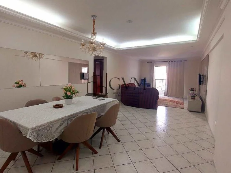 Interior do imóvel Apartamento com 2 quartos sendo uma suíte - Canto do Forte - Praia Grande/SP