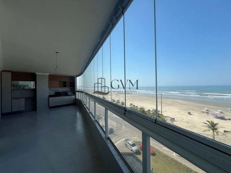 Interior do imóvel Apartamento com 2 quartos frente mar á venda no Caiçara em Praia Grande