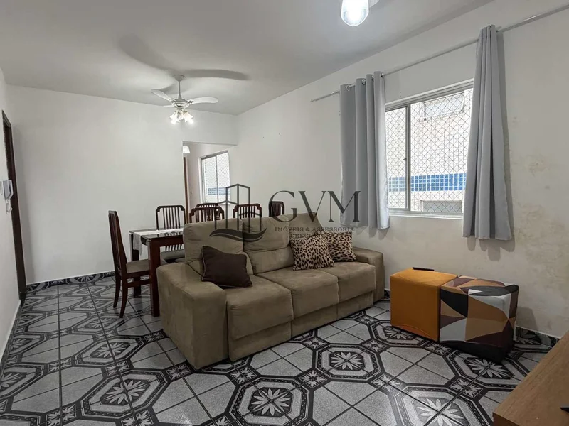 Interior do imóvel Apartamento com 2 quartos, Boqueirão, Praia Grande