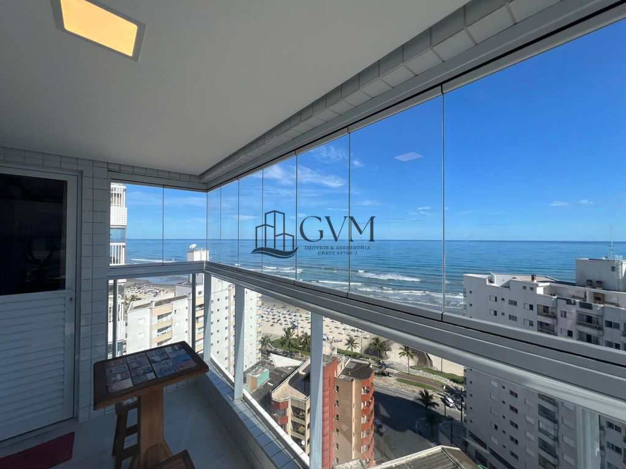 Interior do imóvel Apartamento com 1 quarto vista mar á venda no Caiçara em Praia Grande