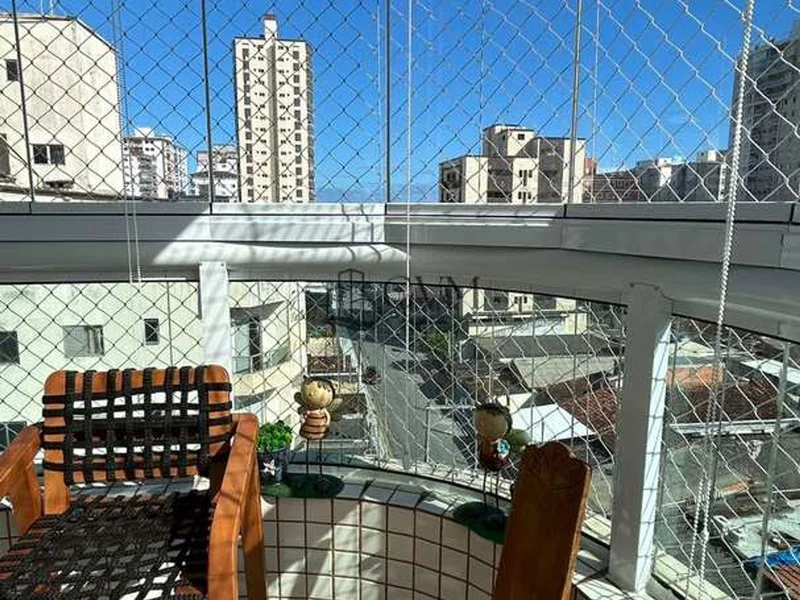 Interior do imóvel Apartamento com 2 quartos, Ocian, Praia Grande