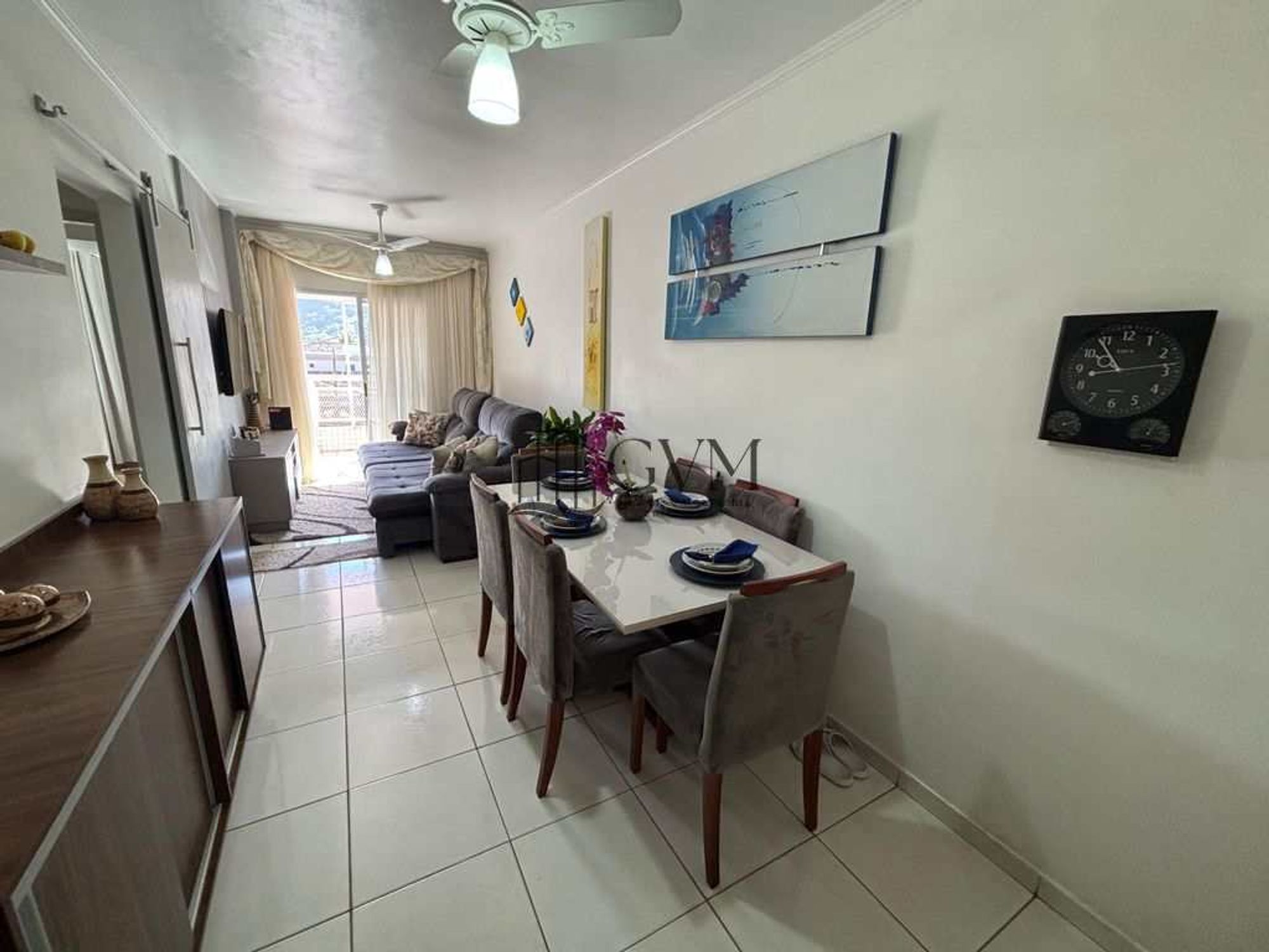 Interior do imóvel Apartamento de 2 quartos no Canto do Forte em Praia Grande/SP