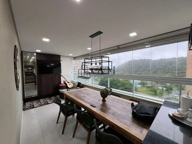 Ambiente do imóvel Apartamento Mobiliado com 4 quartos à venda no Canto do Forte em Praia Grande