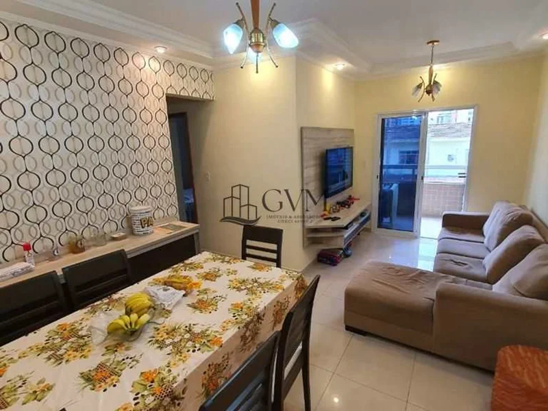 Interior do imóvel Apartamento com 2 quartos - Canto do Forte - Praia Grande/SP