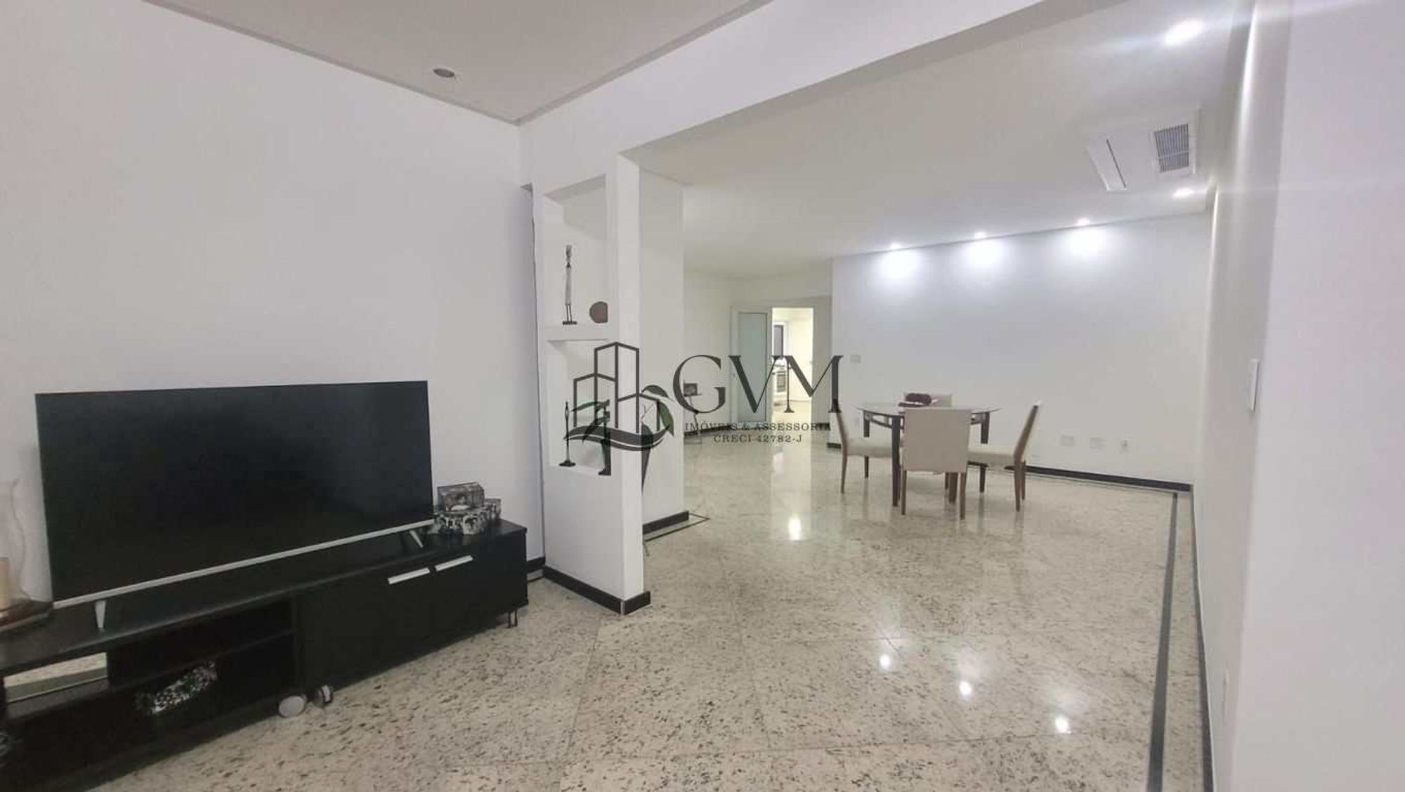 Interior do imóvel Apartamento com 3 quartos, Canto do Forte, Praia Grande