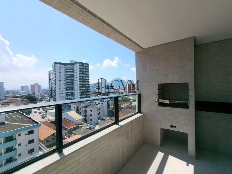 Interior do imóvel Apartamento com 2 quartos, Guilhermina, Praia Grande