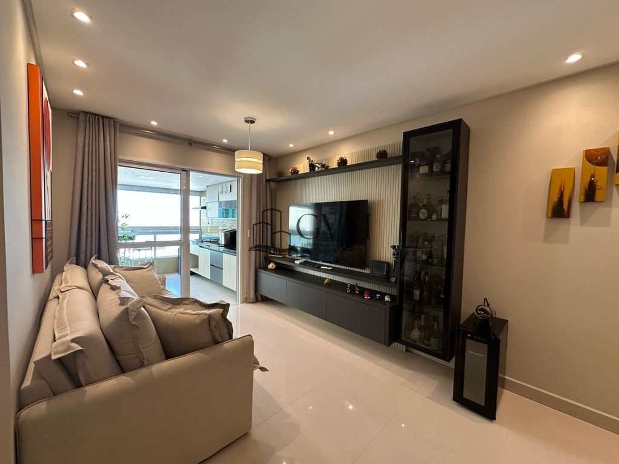 Interior do imóvel Apartamento vista mar no Canto do Forte em Praia Grande/SP