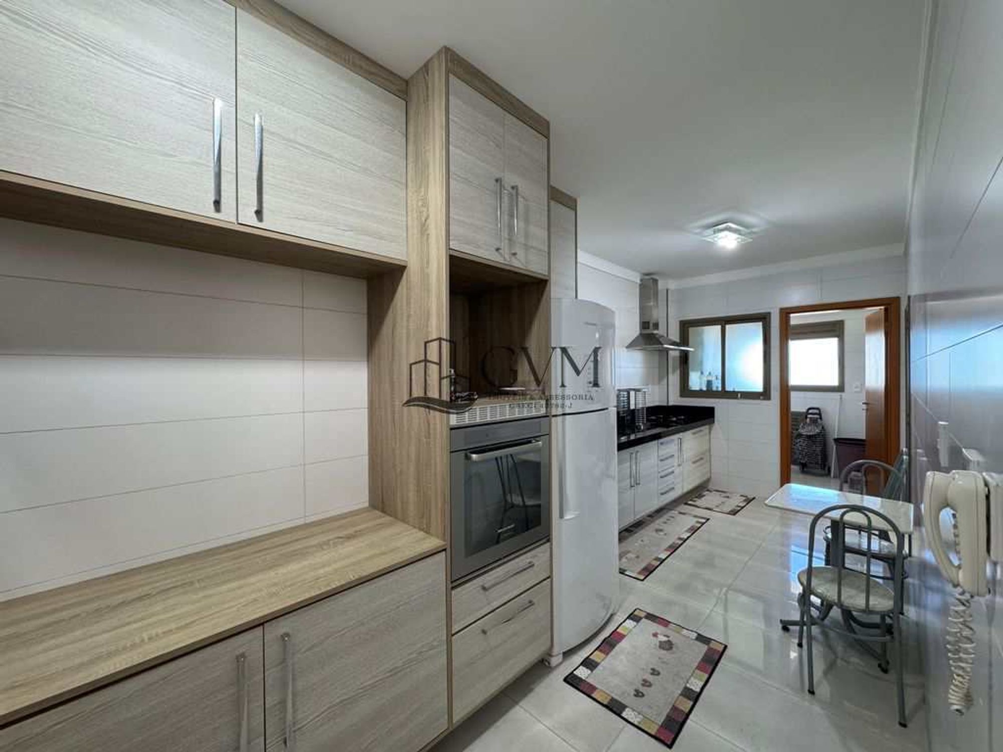 Interior do imóvel Apartamento com vista mar no Canto do Forte em Praia Grande/SP.