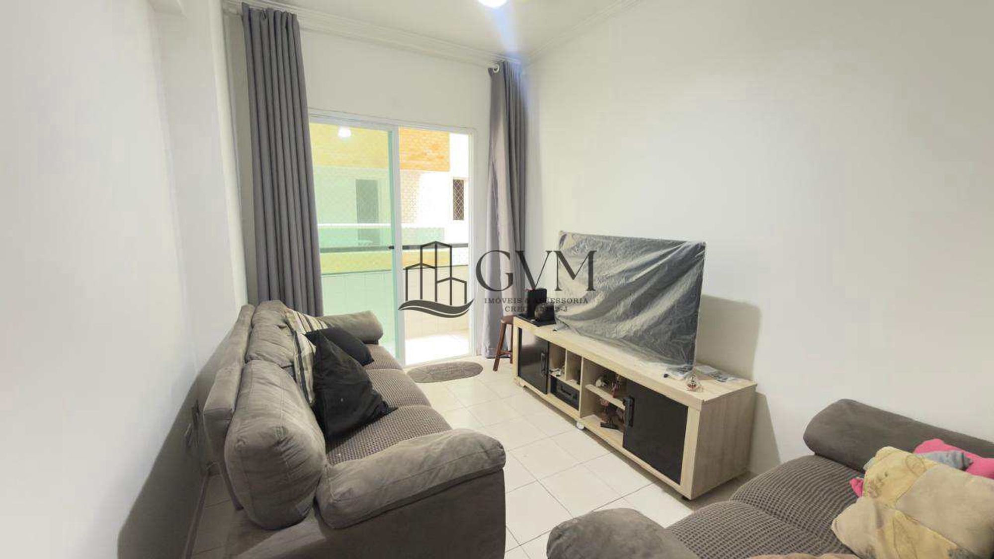 Interior do imóvel Apartamento com 1 quarto, Ocian, Praia Grande