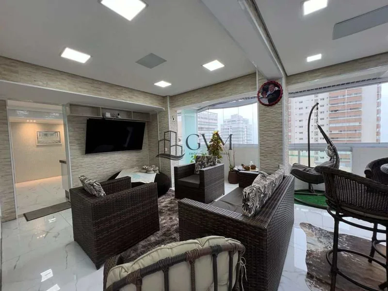 Interior do imóvel Cobertura com 3 quartos, Canto do Forte, Praia Grande