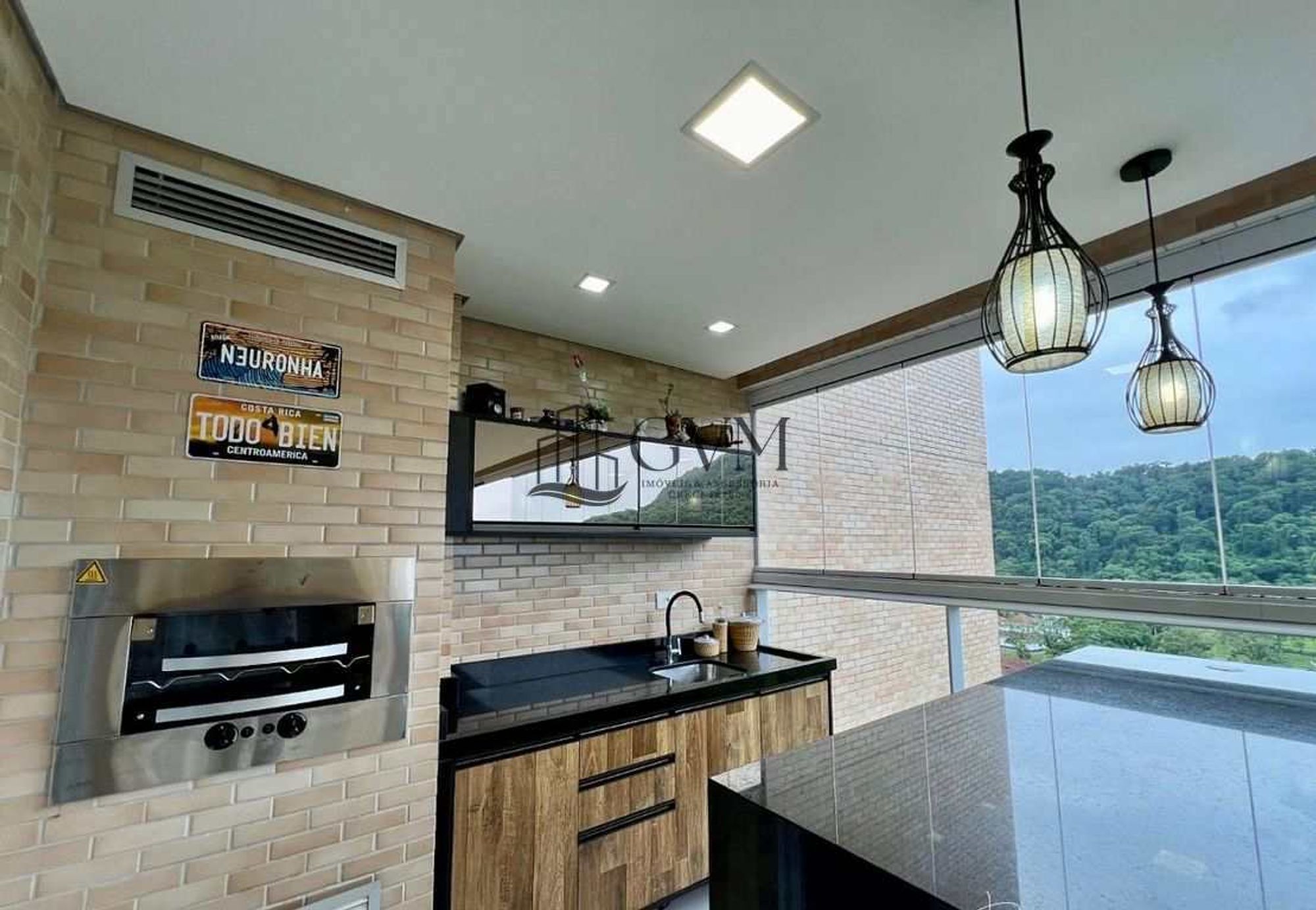 Interior do imóvel Apartamento Mobiliado com 3 quartos à venda no Canto do Forte em Praia Grande