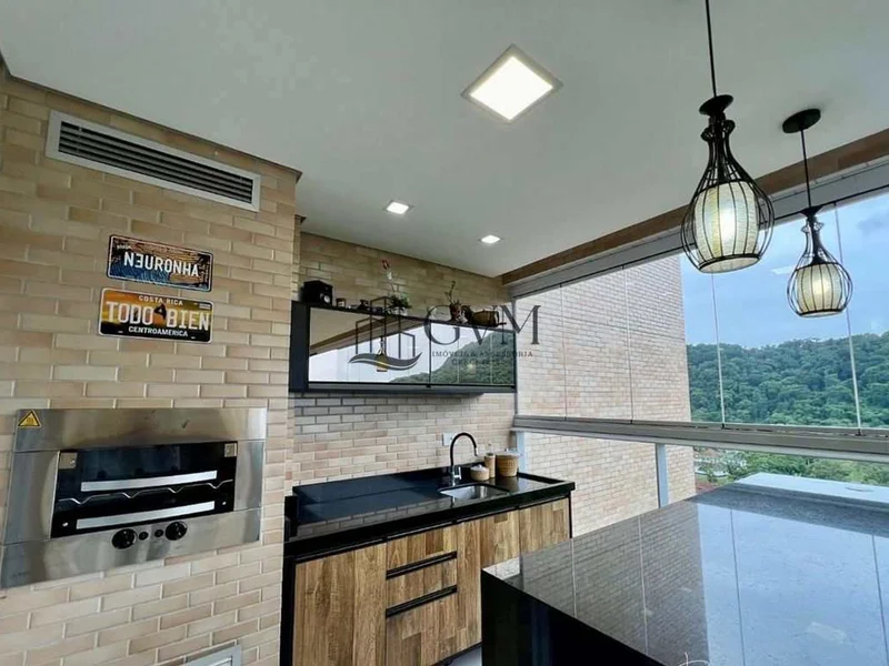 Interior do imóvel Apartamento Mobiliado com 3 quartos à venda no Canto do Forte em Praia Grande