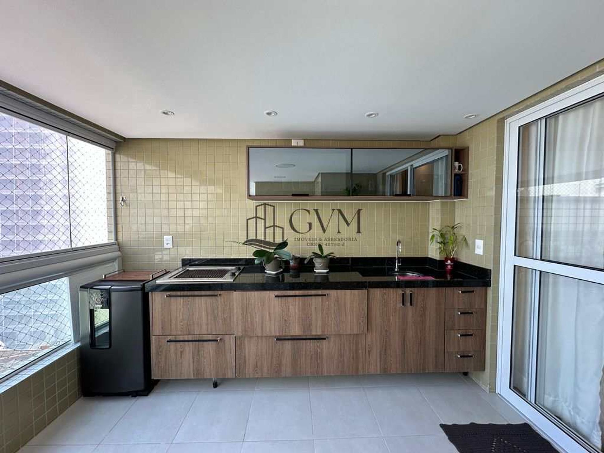 Interior do imóvel Apartamento vista mar no Canto do Forte em Praia Grande/SP