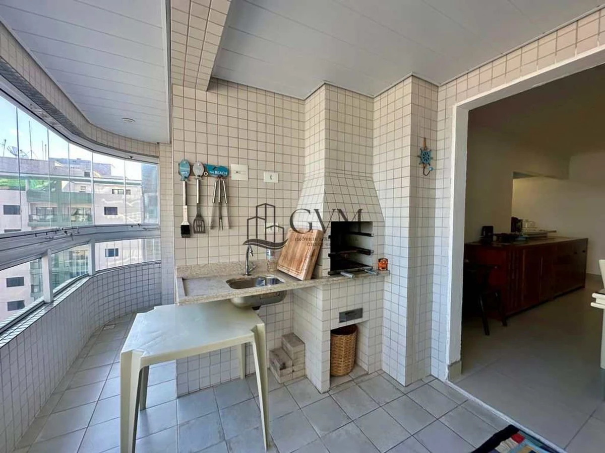 Foto principal do imóvel Apartamento com 3 quartos, mobiliado, á venda no Canto do Forte em Praia Grande em Canto do Forte