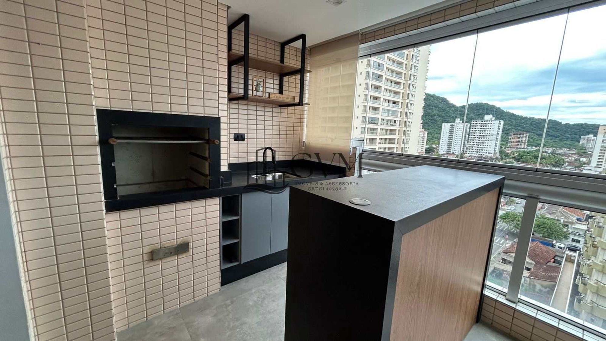 Interior do imóvel Apartamento com 2 quartos, Canto do Forte, Praia Grande